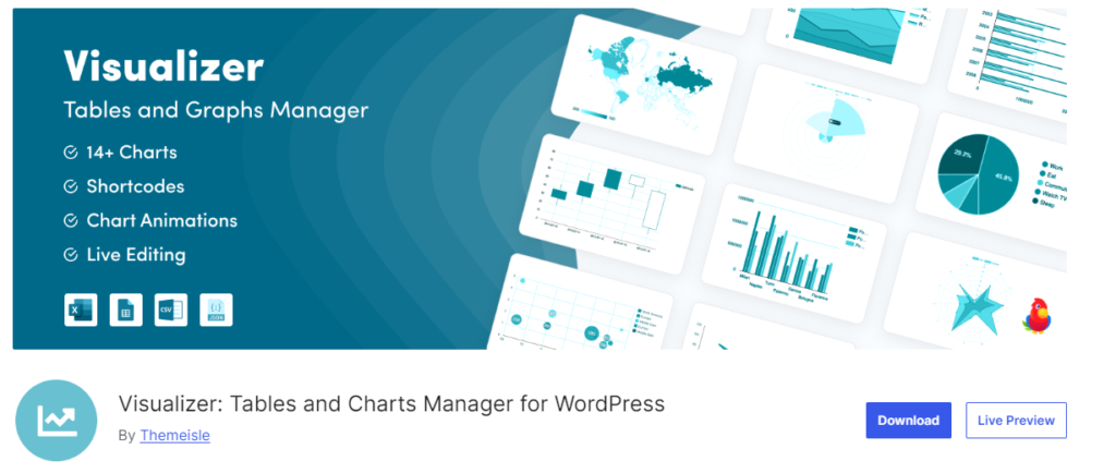 Visualizer Tables and Charts WordPress Plugin