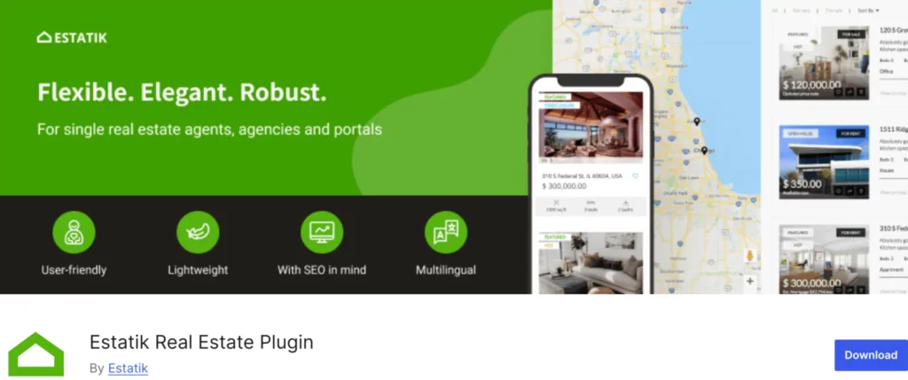 Estatik RealEstate WordPress Plugin