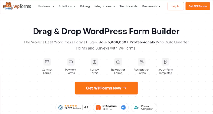 WPForms RealEstate WordPress Plugin