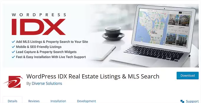 WordPress IDX Real Estate Listings