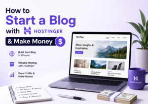 How to Start a Blog with Hostinger & Make Money $1000