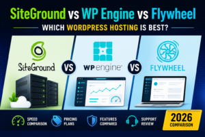 SiteGround vs WP Engine vs Flywheel