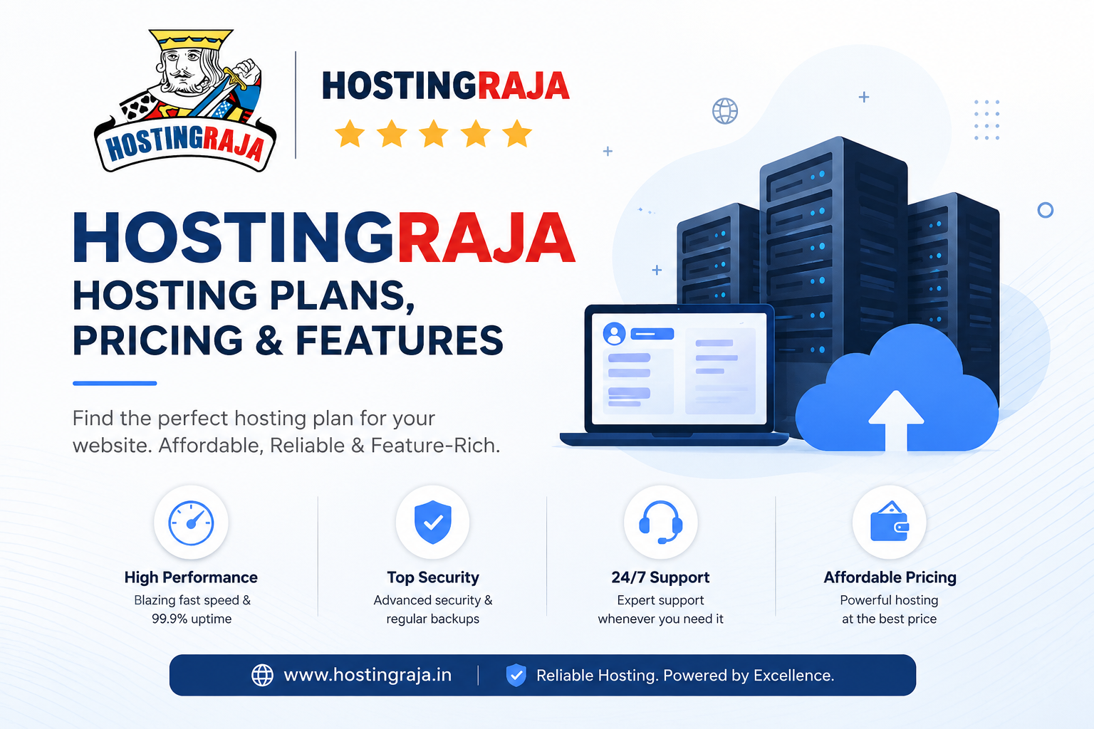 HostingRaja Hosting Plans, Pricing & Features