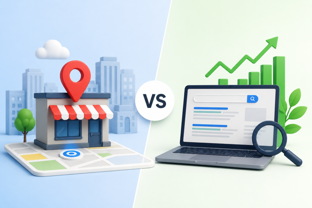Local SEO vs Organic SEO