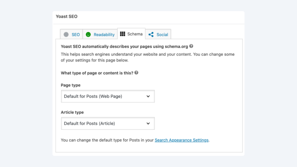 Yoast SEO Schema Markup