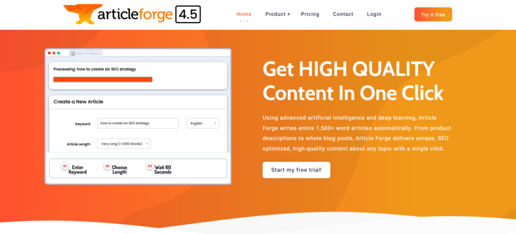 Article Forge - AI Article Writer