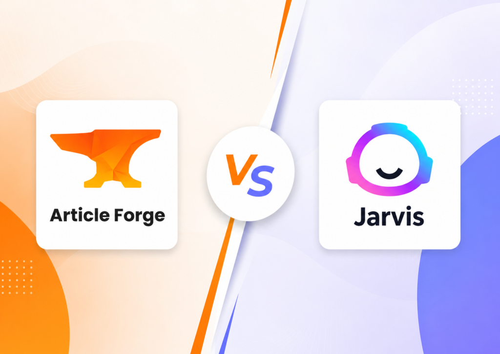 Article Forge vs Jarvis