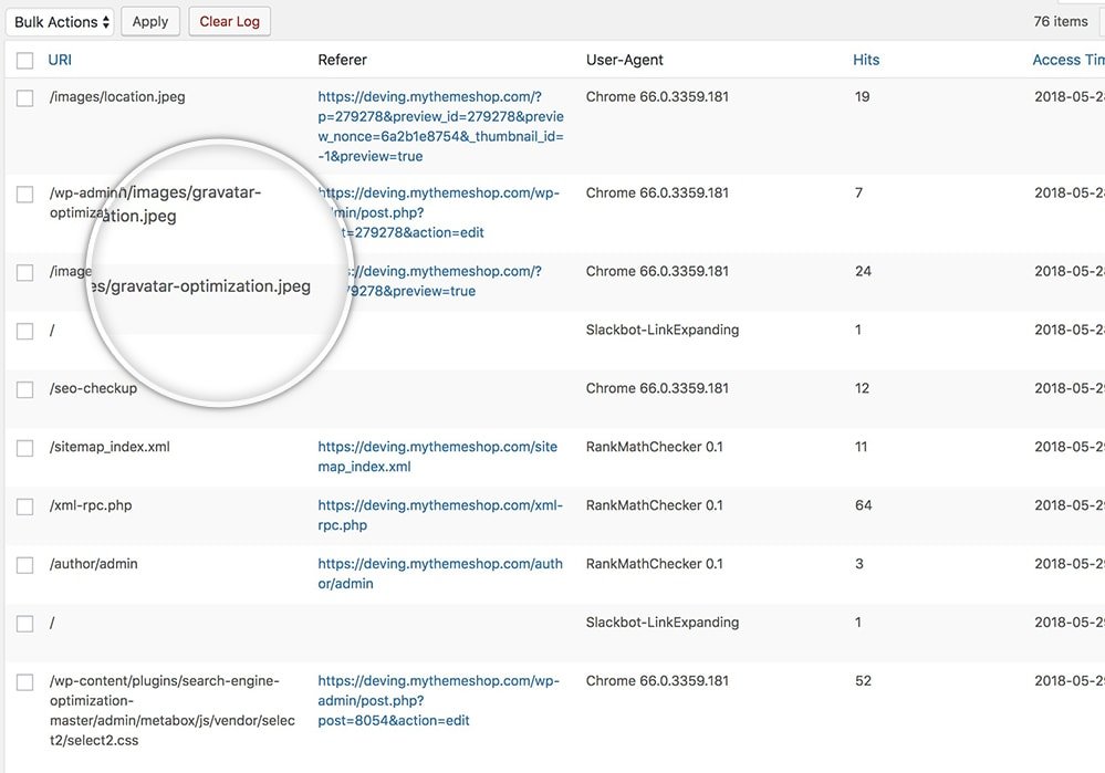 Rank Math 404 Monitor & Redirection Manager