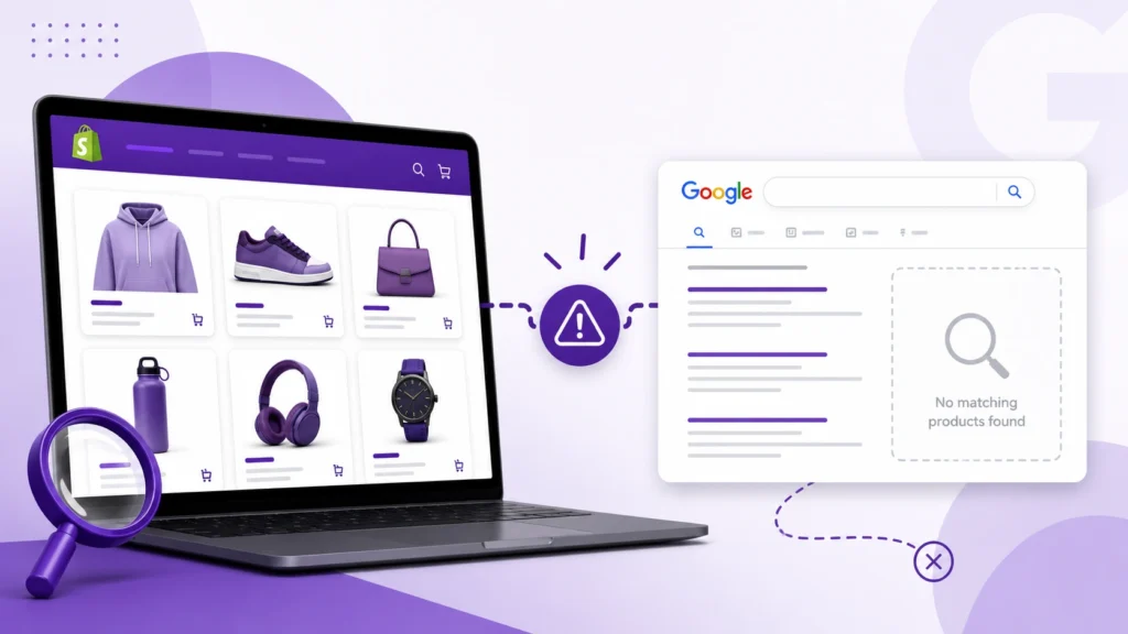 Shopify product pages missing from Google search results